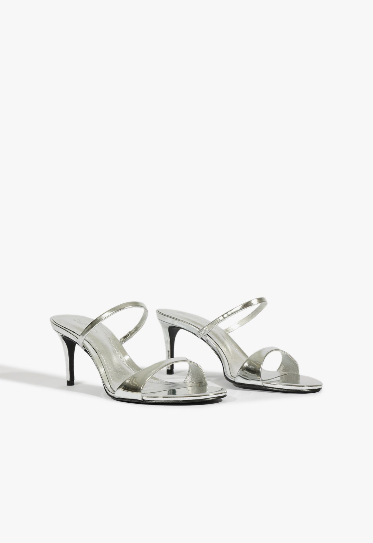Jessica Mid Mule Metallic Sandal