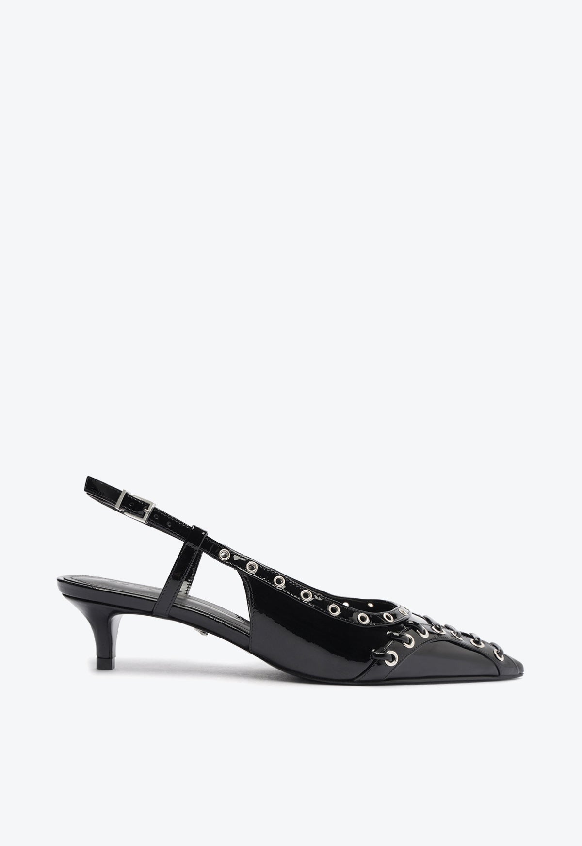 Ruth Mid Patent Leather Pump