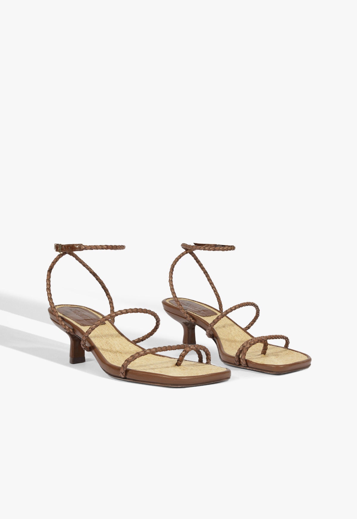 Kaya Straw Mid Sandal