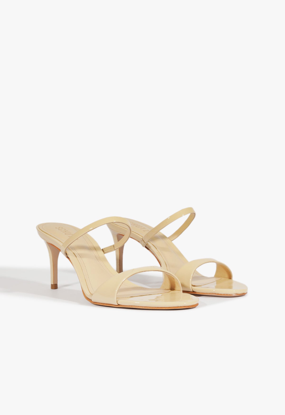 Jessica Mid Mule Patent Sandal