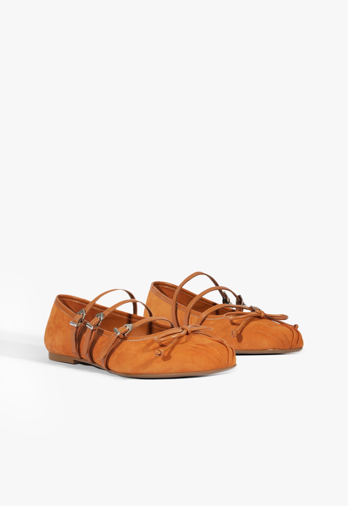 Arissa Brown Suede Ballet Flat