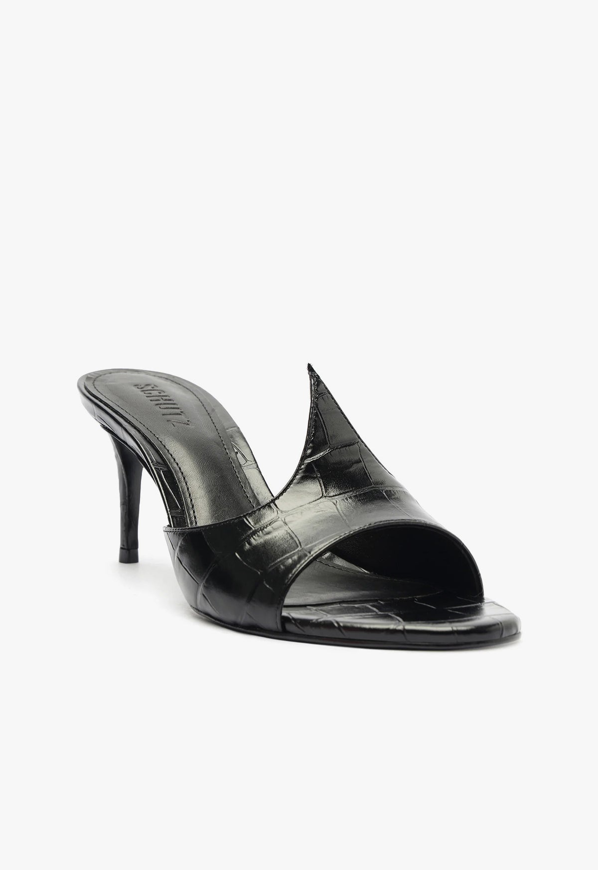 Carlie Mule Patent Leather Sandal